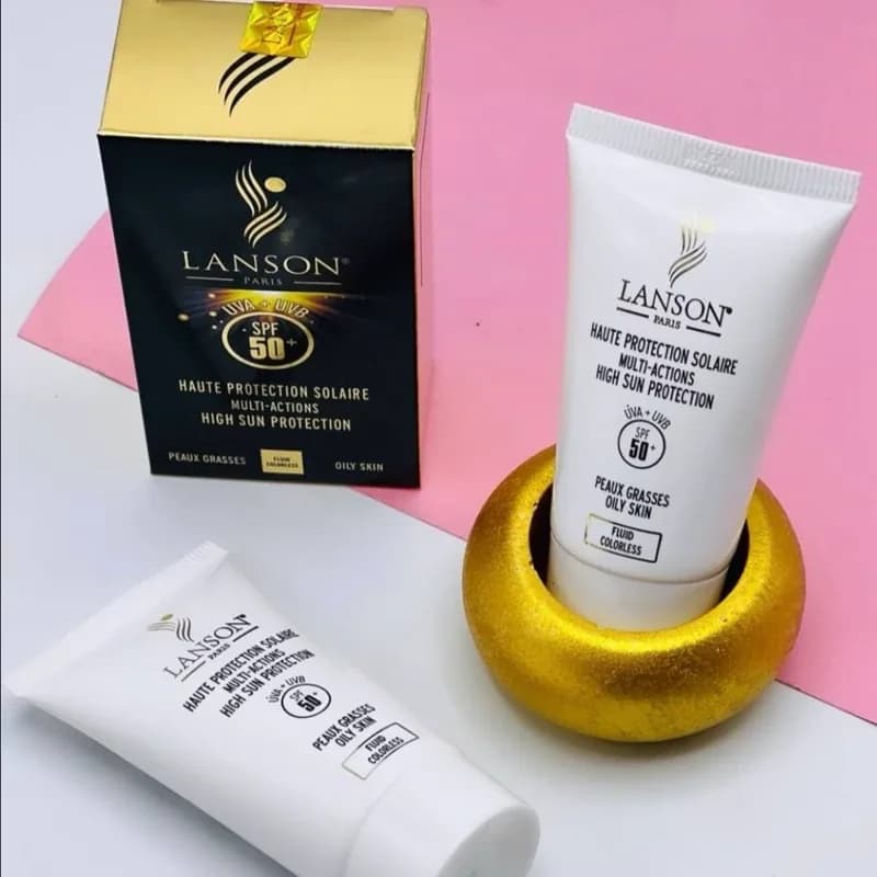 کرم ضد آفتاب فلوئید لانسون بدون رنگ spf 50 لیبل قرمز | رژینا کرم ضد آفتاب فلوئید لانسون بدون رنگ spf 50 لیبل قرمز