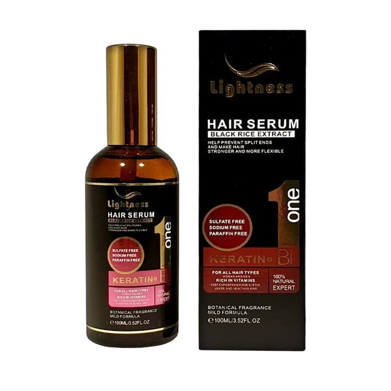 سرم مو لایتنس مدل keratin+B حجم 100 میلی لیتر | رژینا سرم مو لایتنس مدل keratin+B حجم 100 میلی لیتر