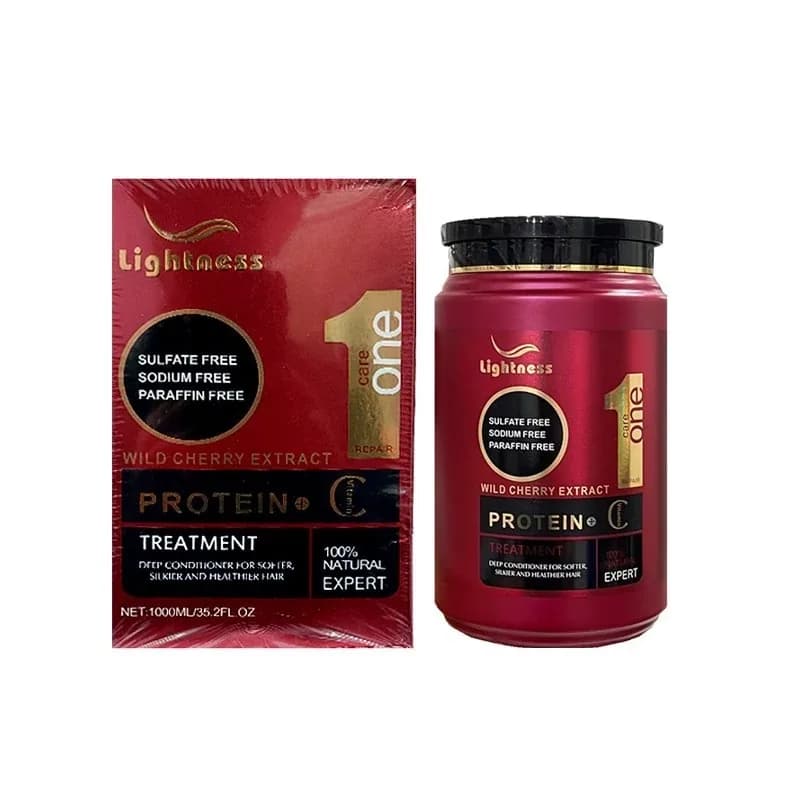 ماسک مو لایتنس مدل Protein+ C حجم 1000 میلی لیتر | رژینا ماسک مو لایتنس مدل Protein+ C حجم 1000 میلی لیتر