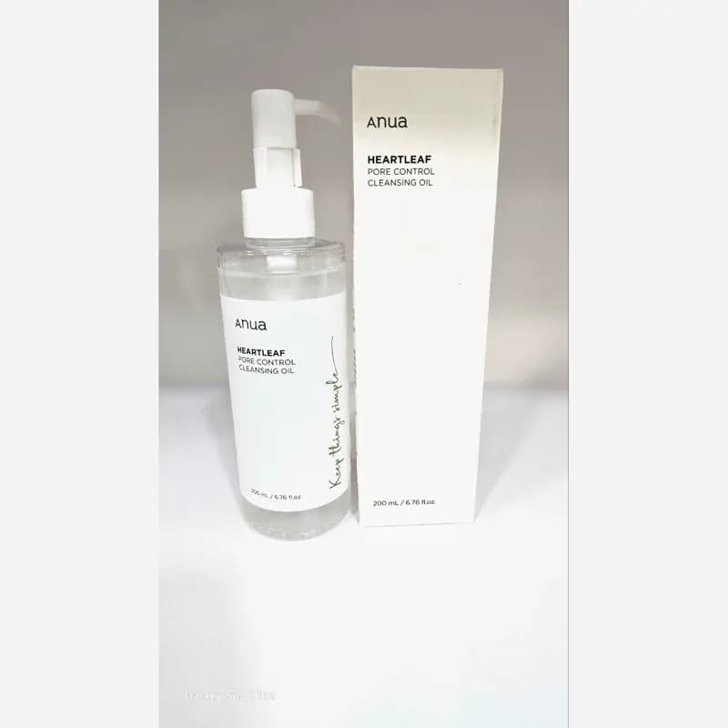 پاک کننده آرایش روغنی آنوا ANUA Heartleaf Pore Control Cleansing | رژینا پاک کننده آرایش روغنی آنوا ANUA Heartleaf Pore Control Cleansing