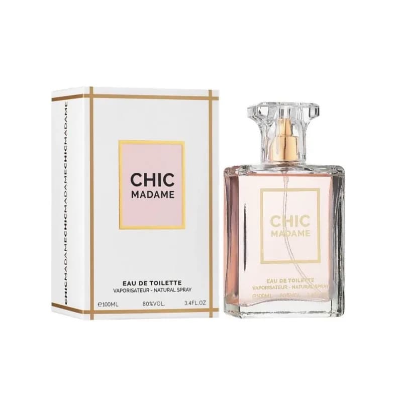 ادکلن زنانه تی آر آی مدل Chic Madame حجم 100 میلی لیتر | رژینا ادکلن زنانه تی آر آی مدل Chic Madame حجم 100 میلی لیتر