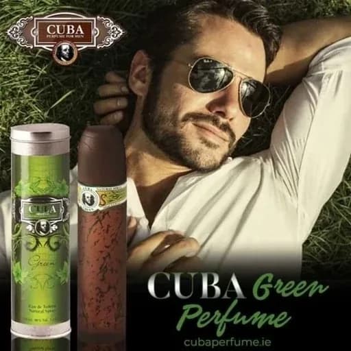ادکلن مردانه گرین Cuba Green Prefume | رژینا ادکلن مردانه گرین Cuba Green Prefume