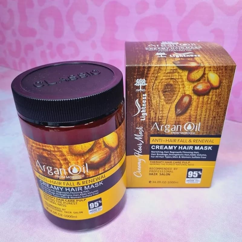 ماسک مو لایتنس روغن آرگان بدون سولفات 1000 میل