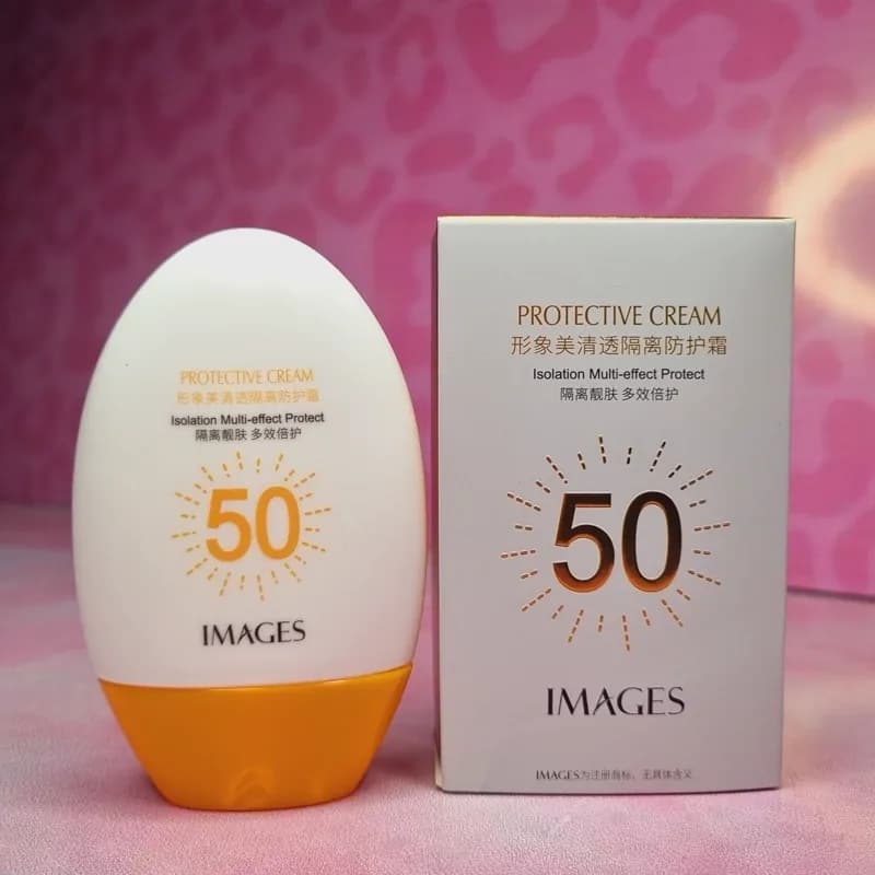 کرم ضد آفتاب ایمیجز spf50 بی رنگ حجم 45 میلی لیتر