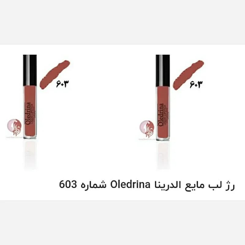 رژ لب مایع مات بدون سرب اولدرینا شماره 603