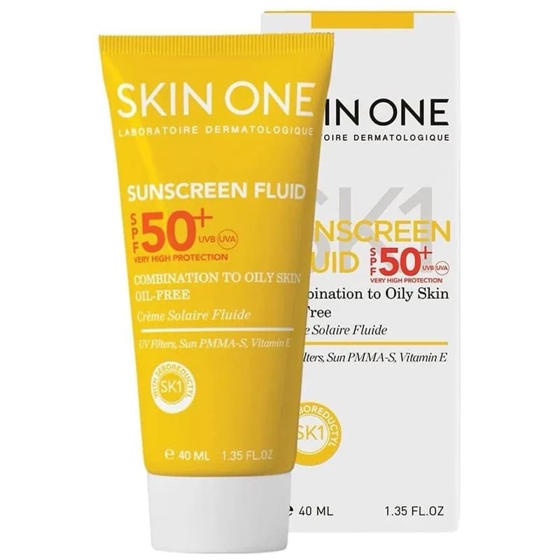 ضد آفتاب فلویید کاهش منافذ باز و رطوبت رسان باSPF50 پوست چرب و مختلط اسکین وان