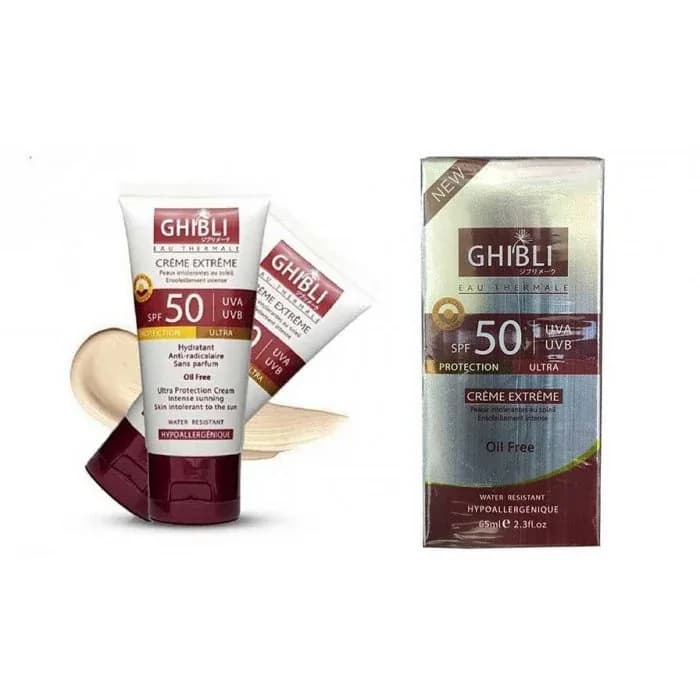 کرم ضد آفتاب جیبلی GHIBLI حاوی کرم پودر با SPF 50 | رژینا کرم ضد آفتاب جیبلی GHIBLI حاوی کرم پودر با SPF 50