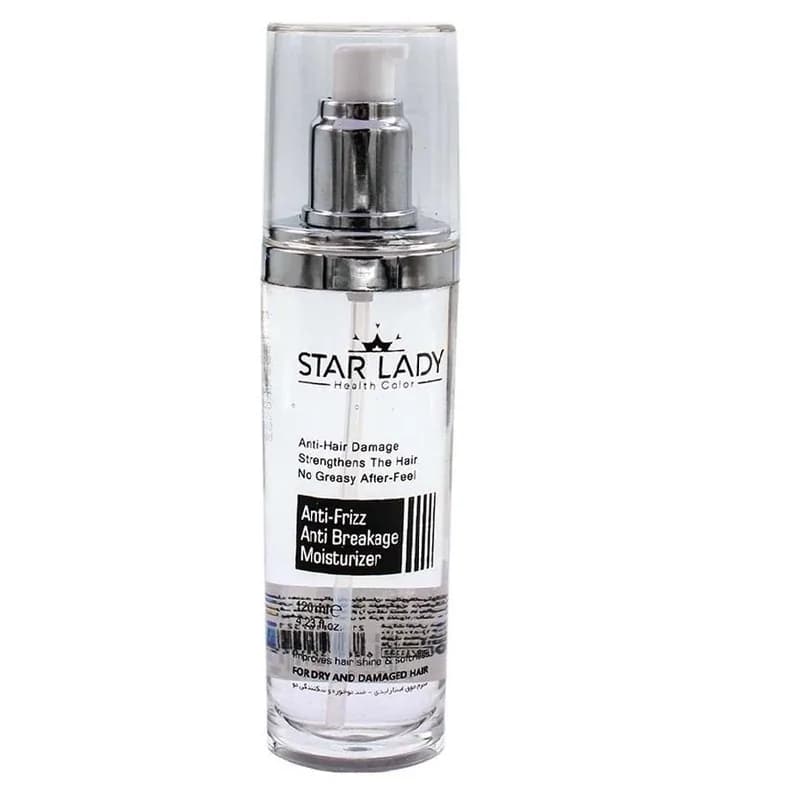 سرم موی کریستال ضد موخوره آنتی فیریز استارلیدی حجم 120میل Star lady anti frizz hair serum | رژینا سرم موی کریستال ضد موخوره آنتی فیریز استارلیدی حجم 120میل Star lady anti frizz hair serum