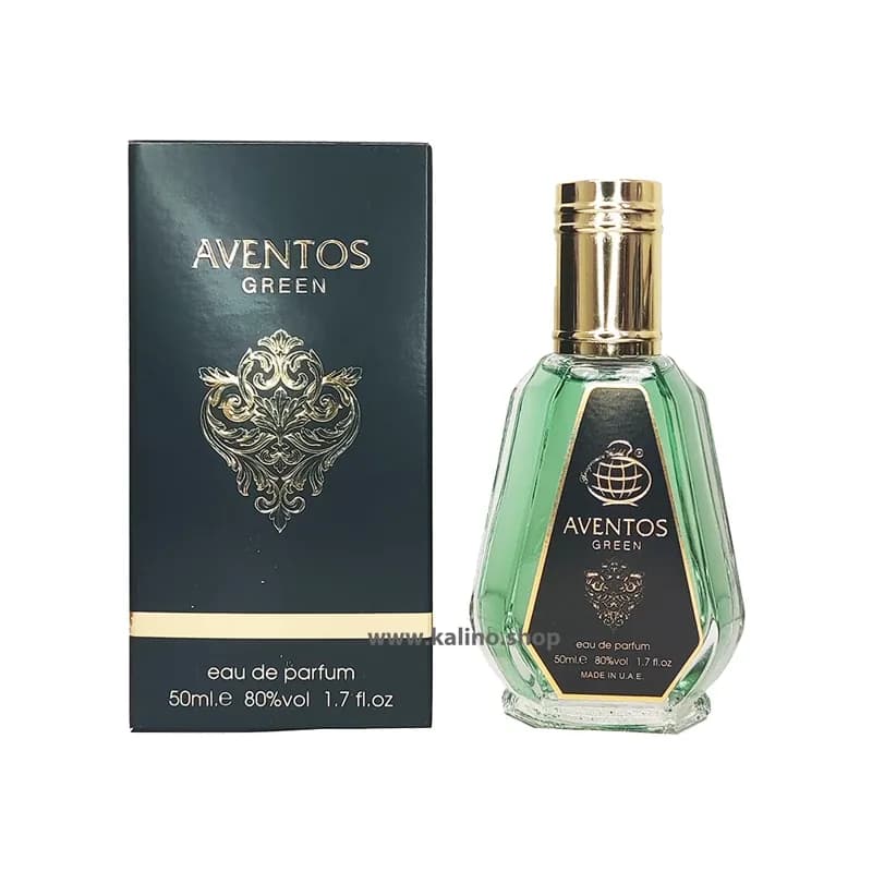 ادکلن مردانه کرید اونتوس سبز فراگرنس ورد حجم 50 میل Fragrance World Green Aventus