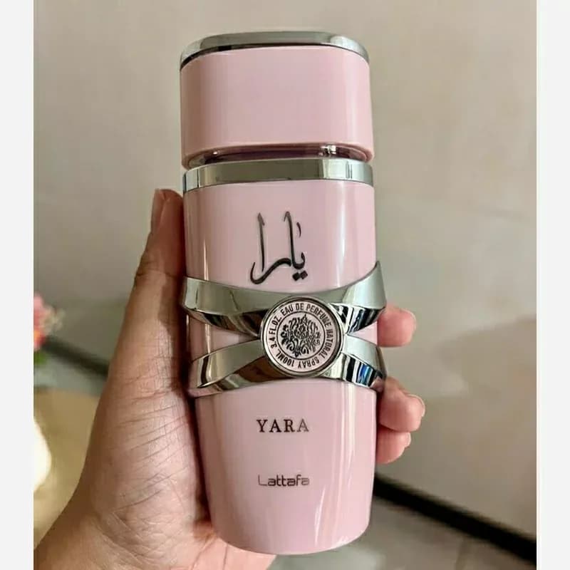 عطر زنانه یارا صورتی - یارا لطافه - وانیلی و گرم (5 الی 50 میل)