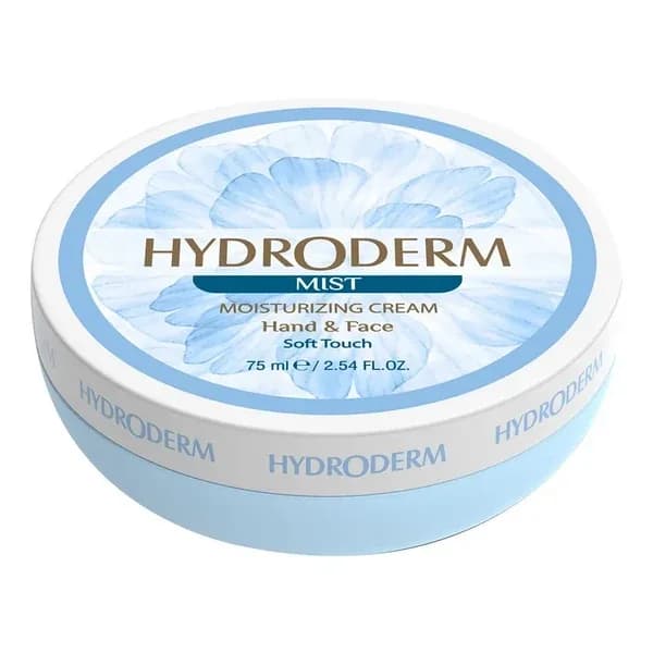 کرم مرطوب کننده و نرم کننده دست و صورت کاسه ای میست هیدرودرم 75 میلی لیتر Hydroderm | رژینا کرم مرطوب کننده و نرم کننده دست و صورت کاسه ای میست هیدرودرم 75 میلی لیتر Hydroderm