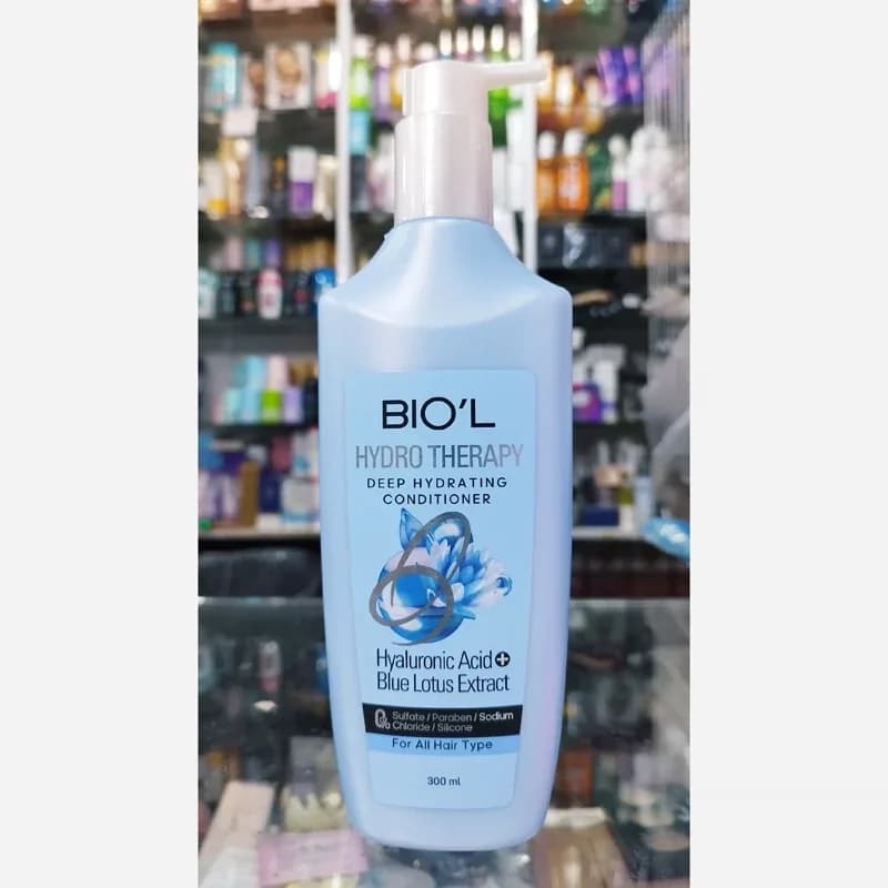 نرم کننده مو هیدروتراپی بدون سولفات بیول حجم 300میل HYDRO THERAPY BIOL | رژینا نرم کننده مو هیدروتراپی بدون سولفات بیول حجم 300میل HYDRO THERAPY BIOL