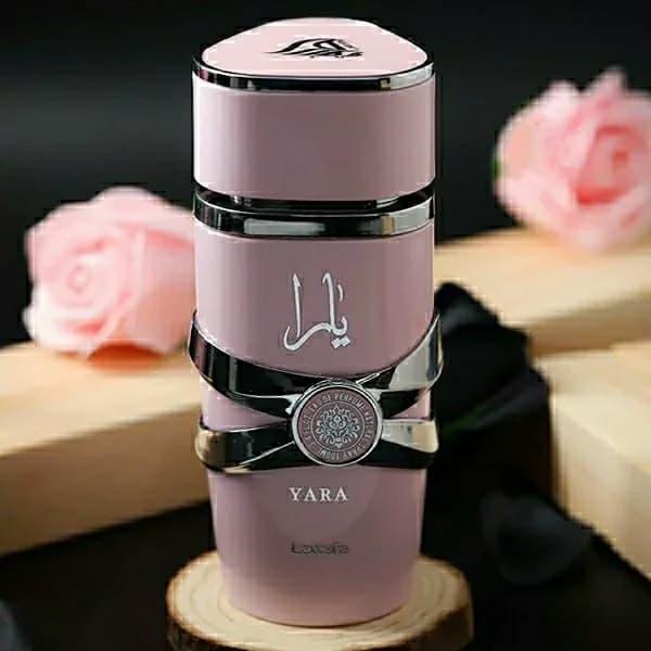 عطر زنانه یارا صورتی - یارا لطافه-کیفیت بسیار بالا (5 تا 50 میل)