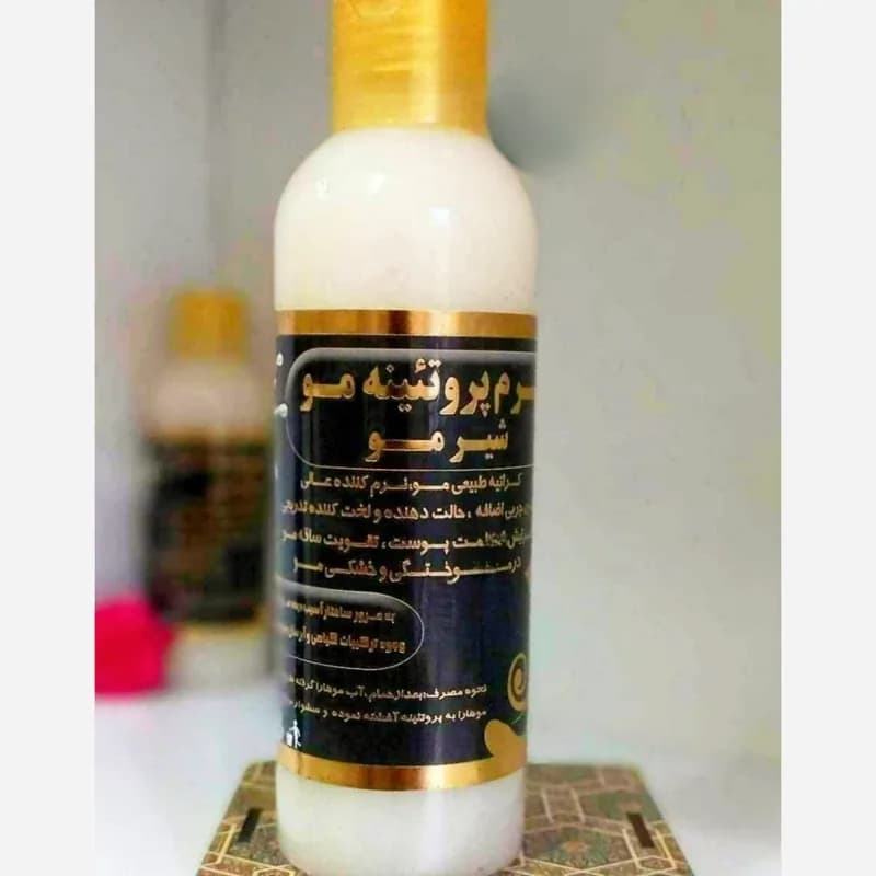 نرم کننده مو طبیعی، شیر مو پروتئینه، حاوی ورق طلا، کراتینه طبیعی مو، نرم کننده و لخت کننده مو، رفع خشکی مو | رژینا نرم کننده مو طبیعی، شیر مو پروتئینه، حاوی ورق طلا، کراتینه طبیعی مو، نرم کننده و لخت کننده مو، رفع خشکی مو