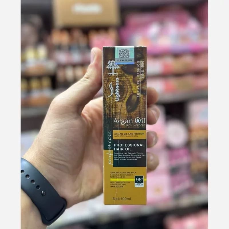 روغن مو آرگان لایتنس | رژینا روغن مو آرگان لایتنس