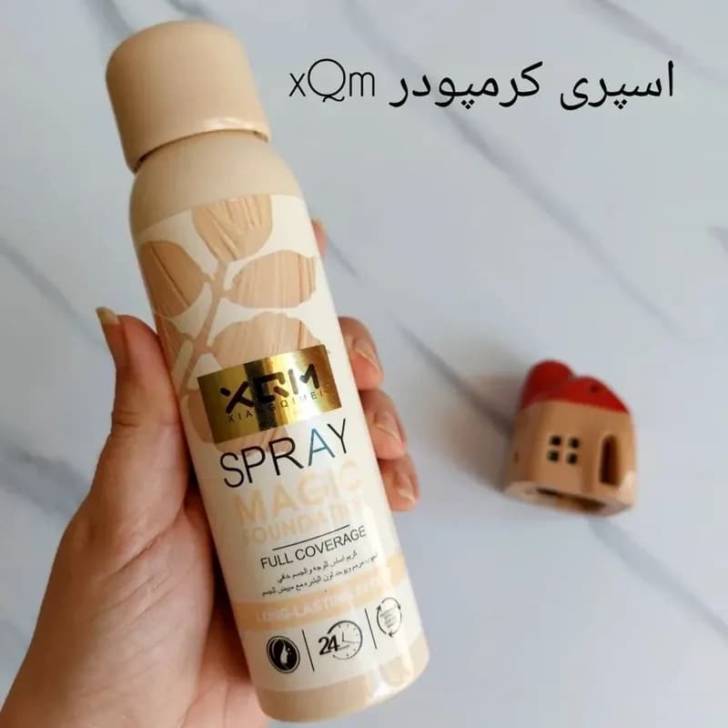 کرم پودر اسپری برای صورت و بدن | رژینا کرم پودر اسپری برای صورت و بدن