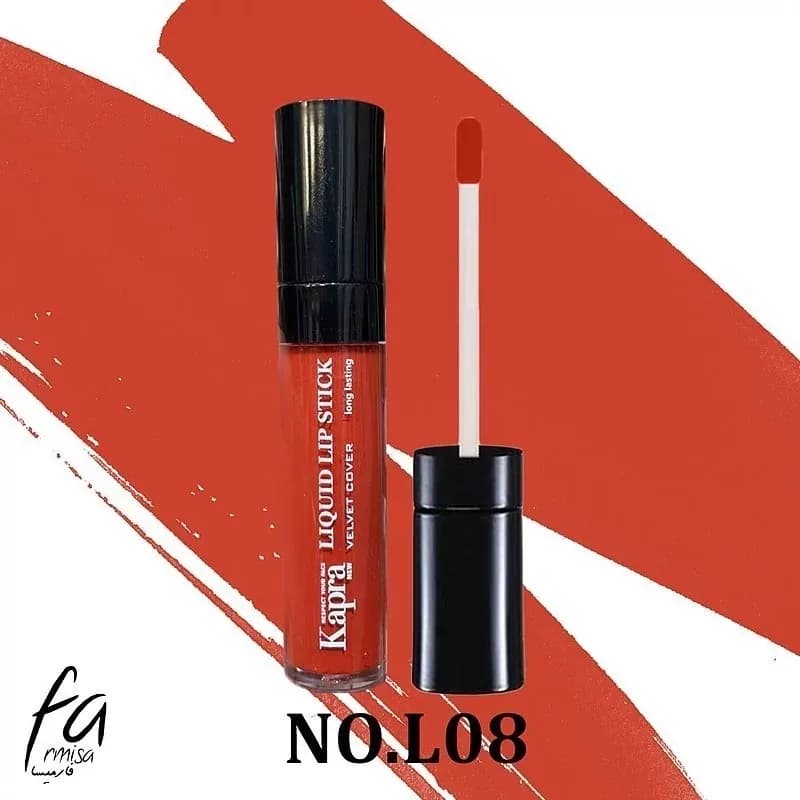 رژ لب مایع با دوام L 08 کاپرا نیو kapra new | رژینا رژ لب مایع با دوام L 08 کاپرا نیو kapra new
