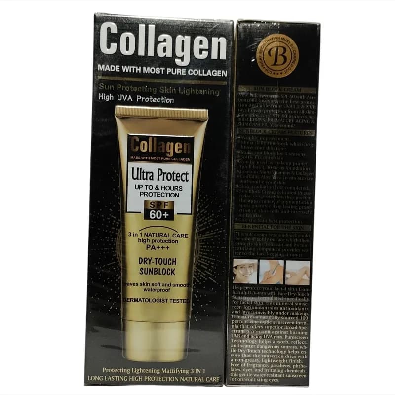 ضد آفتاب رنگی SPF60 کلاژن ساز وکالی | رژینا ضد آفتاب رنگی SPF60 کلاژن ساز وکالی