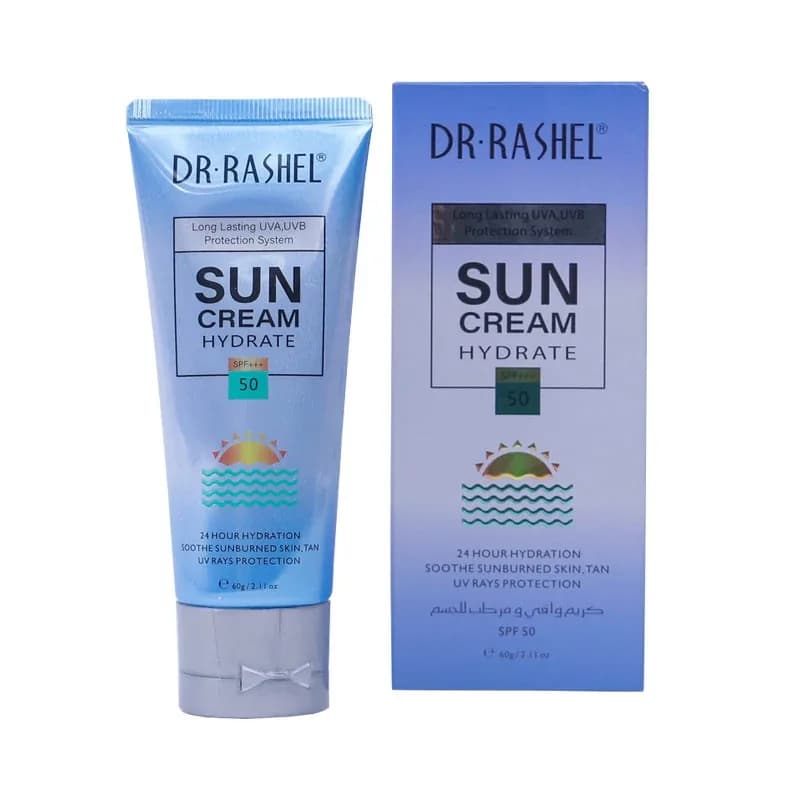 کرم ضد آفتاب دکتر راشل مدل HYDRATE وزن 60 گرم | رژینا کرم ضد آفتاب دکتر راشل مدل HYDRATE وزن 60 گرم