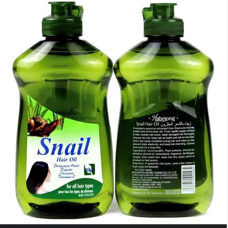 روغن مو حلزون snail میل100 ترمیم کننده و درخشان کننده
