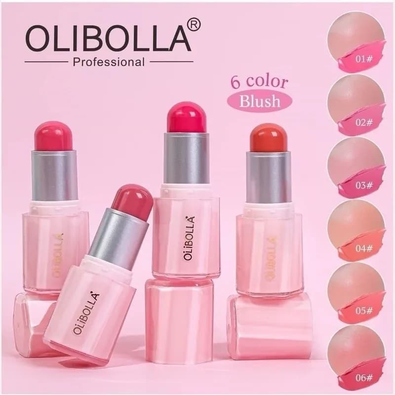 رژگونه کره ای استیکی اولیبالو OLIBOLLA طرح شیگلم | رژینا رژگونه کره ای استیکی اولیبالو OLIBOLLA طرح شیگلم