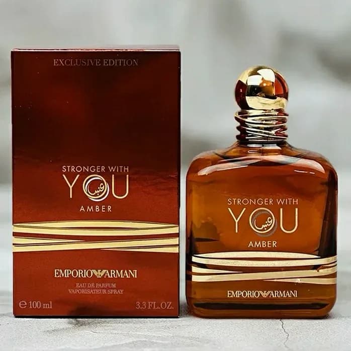 عطر مردانه و زنانه استرانگر ویت یو امبر - جدیدترین رایحه استرانگر Stronger With You (5 الی 50 میل)