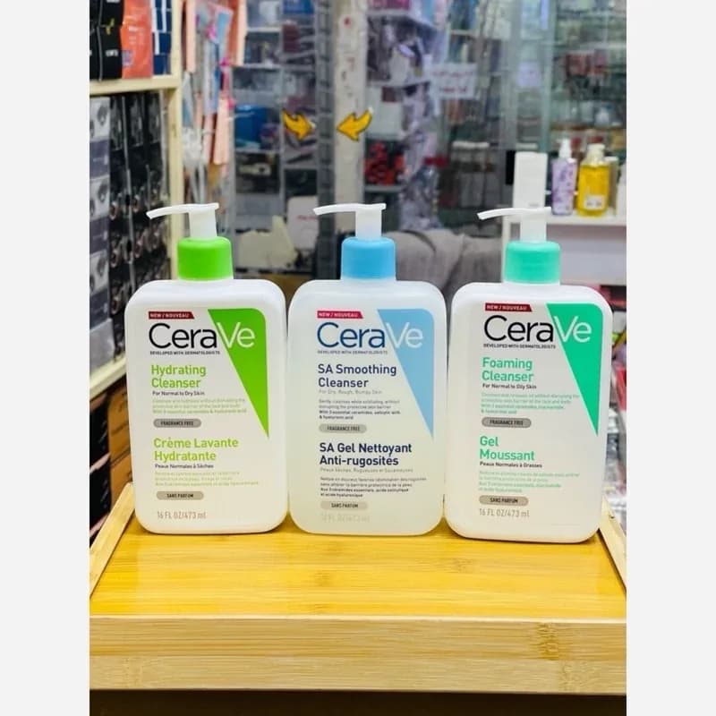 ژل شستشوی صورت سراوی (CeraVe) بزرگ 473 میل | رژینا ژل شستشوی صورت سراوی (CeraVe) بزرگ 473 میل