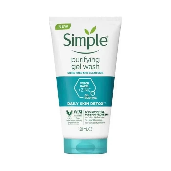 ژل شستشو صورت سیمپل Simple پوست چرب مدل Purifying حجم 150 میل ا