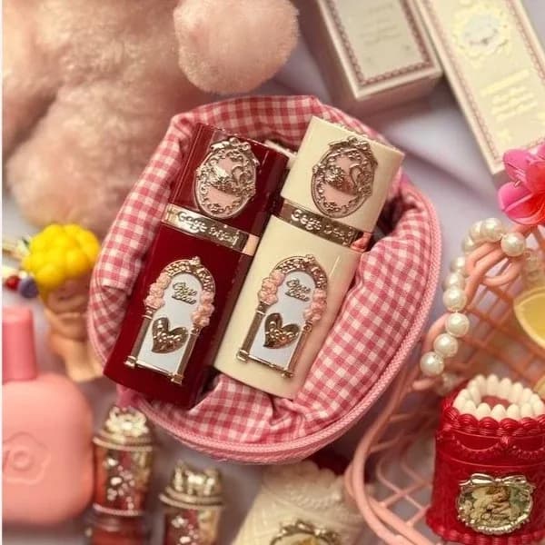 رژگونه و رژ لب مایع فلاورنوز پرنسسی برند Gege bear | رژینا رژگونه و رژ لب مایع فلاورنوز پرنسسی برند Gege bear