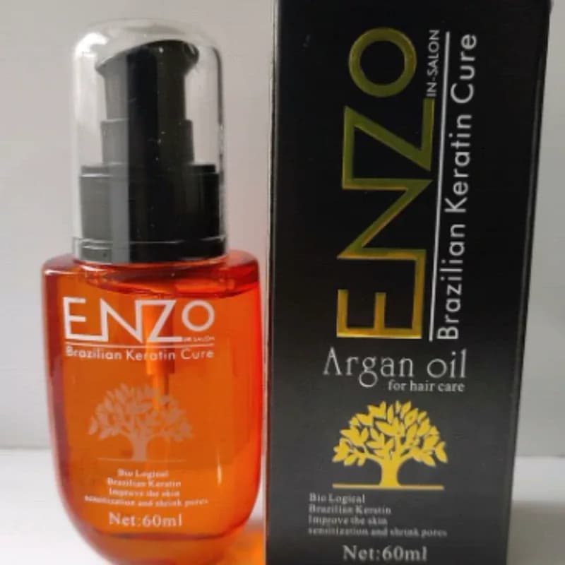 سرم موی انزو ENZO مدلARGAN60ML محصولات پوست مهتا | رژینا سرم موی انزو ENZO مدلARGAN60ML محصولات پوست مهتا