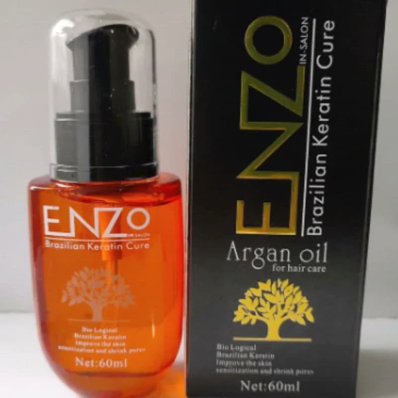 روغن مو روغن آرگان کراتینه انزو مدل Argan 60 میلی لیتر | رژینا روغن مو روغن آرگان کراتینه انزو مدل Argan 60 میلی لیتر