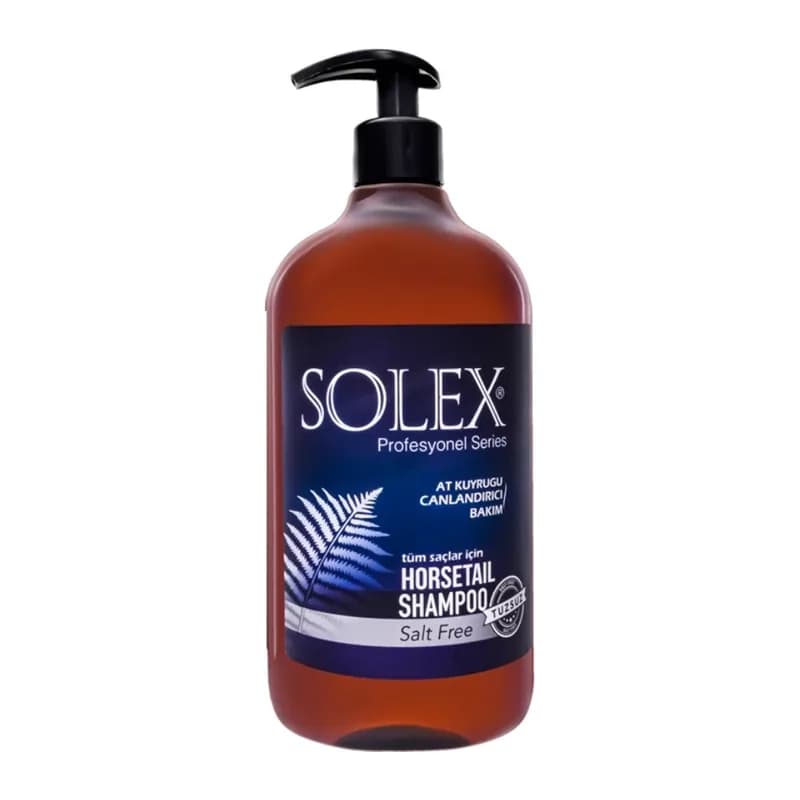 شامپو موی سر Solex سری Profesyonel Series مدل Horse Tail مناسب انواع مو حجم 1000 میل | رژینا شامپو موی سر Solex سری Profesyonel Series مدل Horse Tail مناسب انواع مو حجم 1000 میل