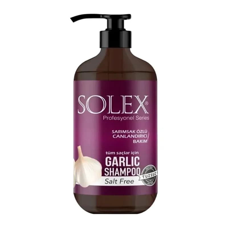 شامپو موی سر Solex سری Profesyonel Series مدل Garlic مناسب انواع مو حجم 1000 میل | رژینا شامپو موی سر Solex سری Profesyonel Series مدل Garlic مناسب انواع مو حجم 1000 میل