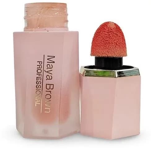 رژگونه مایع مات مایا براون Maya Brown Liquid Blush کد406 | رژینا رژگونه مایع مات مایا براون Maya Brown Liquid Blush کد406