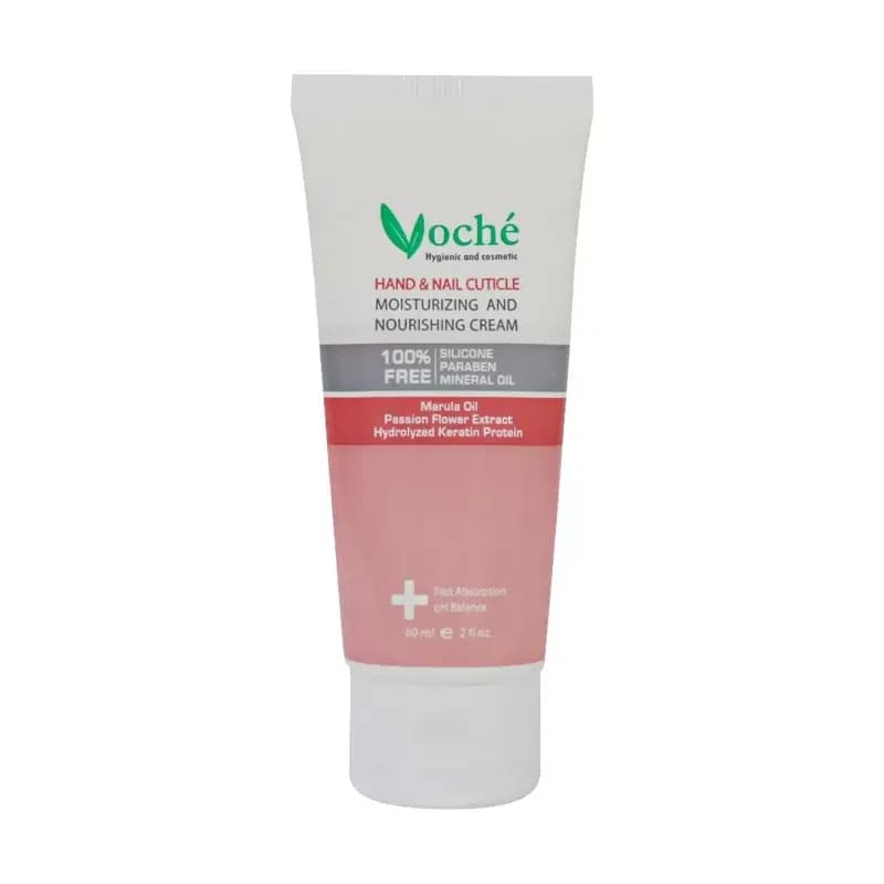 کرم مرطوب کننده و مغذی دست و کوتیکول ناخن وچه 60 میلی لیتر Voche Hand & Nail Cuticle Cream 60 ml | رژینا کرم مرطوب کننده و مغذی دست و کوتیکول ناخن وچه 60 میلی لیتر Voche Hand & Nail Cuticle Cream 60 ml