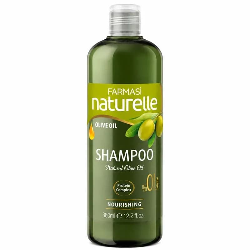 شامپو مو روغن زیتون نچرالتراپی (Farmasi Naturelle Olive Oil Shampoo) فارماسی 360ml واردات قانونی ارسال از منطقه آزاد ار | رژینا شامپو مو روغن زیتون نچرالتراپی (Farmasi Naturelle Olive Oil Shampoo) فارماسی 360ml واردات قانونی ارسال از منطقه آزاد ار