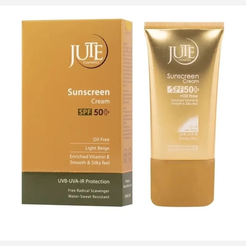 کرم ضدآفتاب ژوت SPF50 بژ روشن مناسب پوست چرب