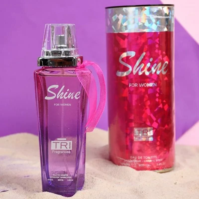 ادکلن زنانه تی آر آی مدل Shine حجم 100 میلی لیتر | رژینا ادکلن زنانه تی آر آی مدل Shine حجم 100 میلی لیتر