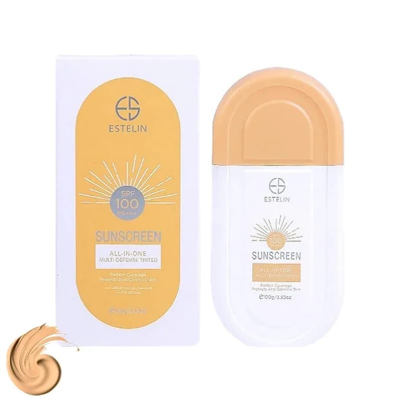 ضد آفتاب استیلن SPF 100 رنگی 100 گرمی | رژینا ضد آفتاب استیلن SPF 100 رنگی 100 گرمی