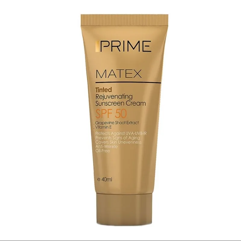 ضد آفتاب رنگی جوان کننده SPF50 پرایم (Prime) — | رژینا ضد آفتاب رنگی جوان کننده SPF50 پرایم (Prime) —
