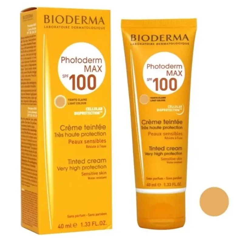 ضد آفتاب بیودرما رنگی(بژ روشن) با spf 100 — | رژینا ضد آفتاب بیودرما رنگی(بژ روشن) با spf 100 —