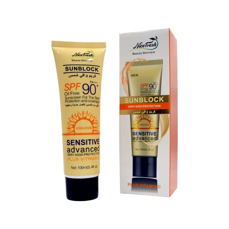 کرم ضد آفتاب نایس فرش مدل sensitive حجم 100 میلی لیتر — | رژینا کرم ضد آفتاب نایس فرش مدل sensitive حجم 100 میلی لیتر —